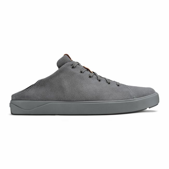 Olukai Men's Lae ahi LI Kala Sneaker - Fog US261-408